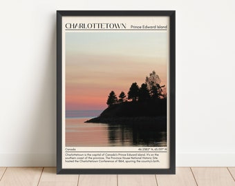 INSTANT DIGITAL DOWNLOAD, Charlottetown Wall Art, Charlottetown Canvas, Charlottetown Poster, Charlottetown, Canada Poster