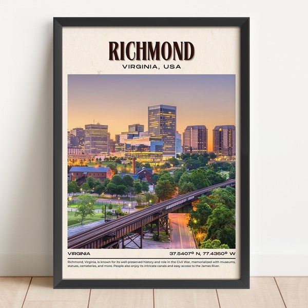 Richmond Poster Etsy