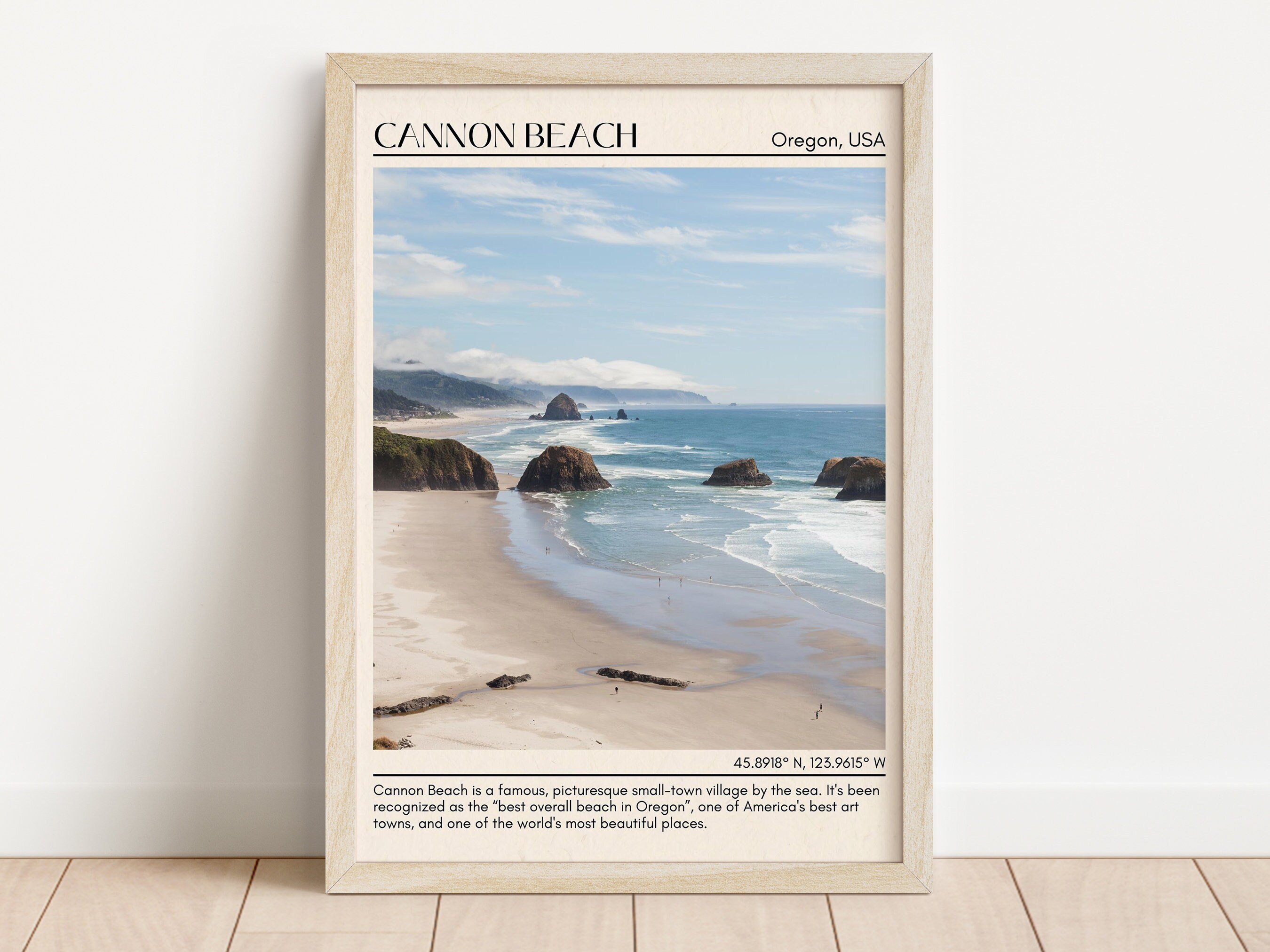 Cannon Beach Wall Art Cannon Beach Canvas Cannon Beach Etsy
