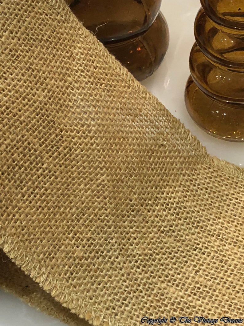 10 meter Premium Quality 11 Yard Burlap Roll Finished edges Accept