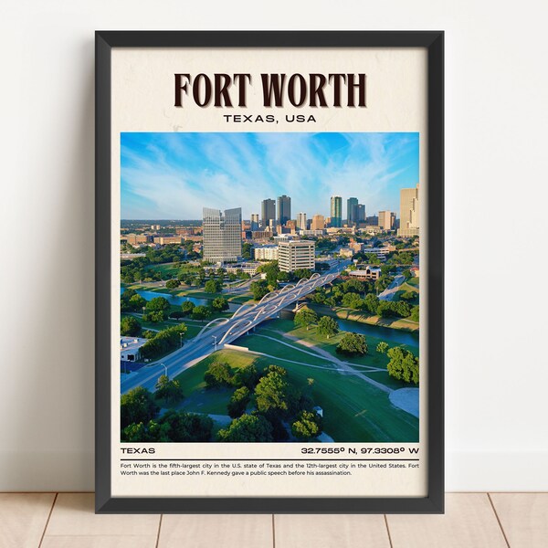 Fort Worth Vintage Photos Etsy