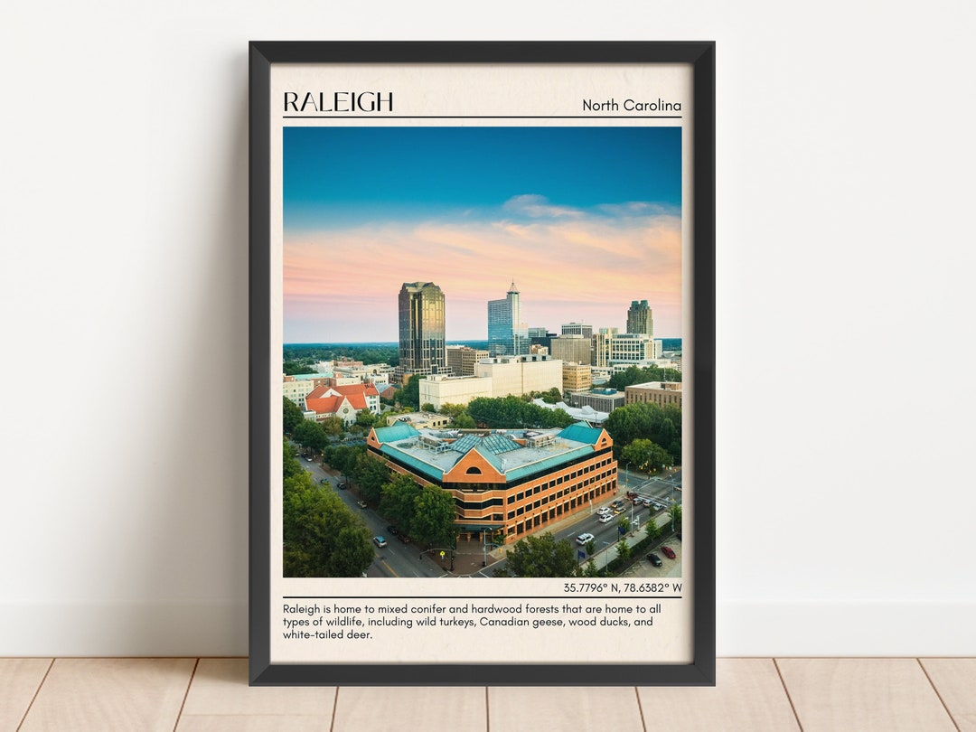 INSTANT DIGITAL DOWNLOAD, Raleigh Wall Art, Raleigh Canvas, Raleigh