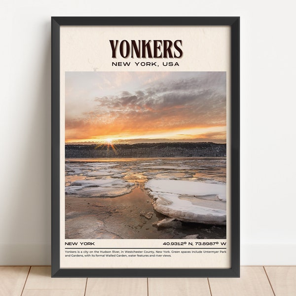 Yonkers Framed Poster Etsy