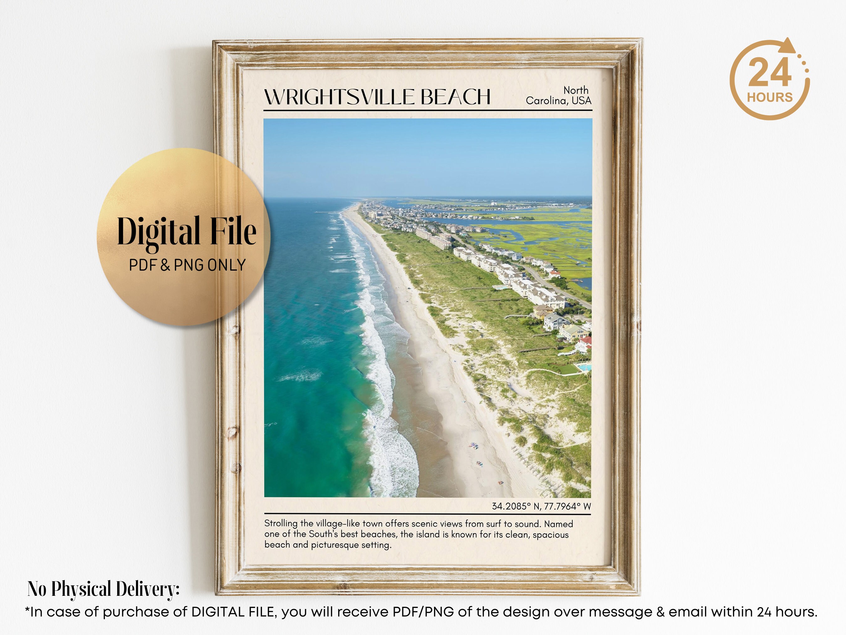 Wrightsville Beach Wall Art, Wrightsville Beach Canvas, Wrightsville