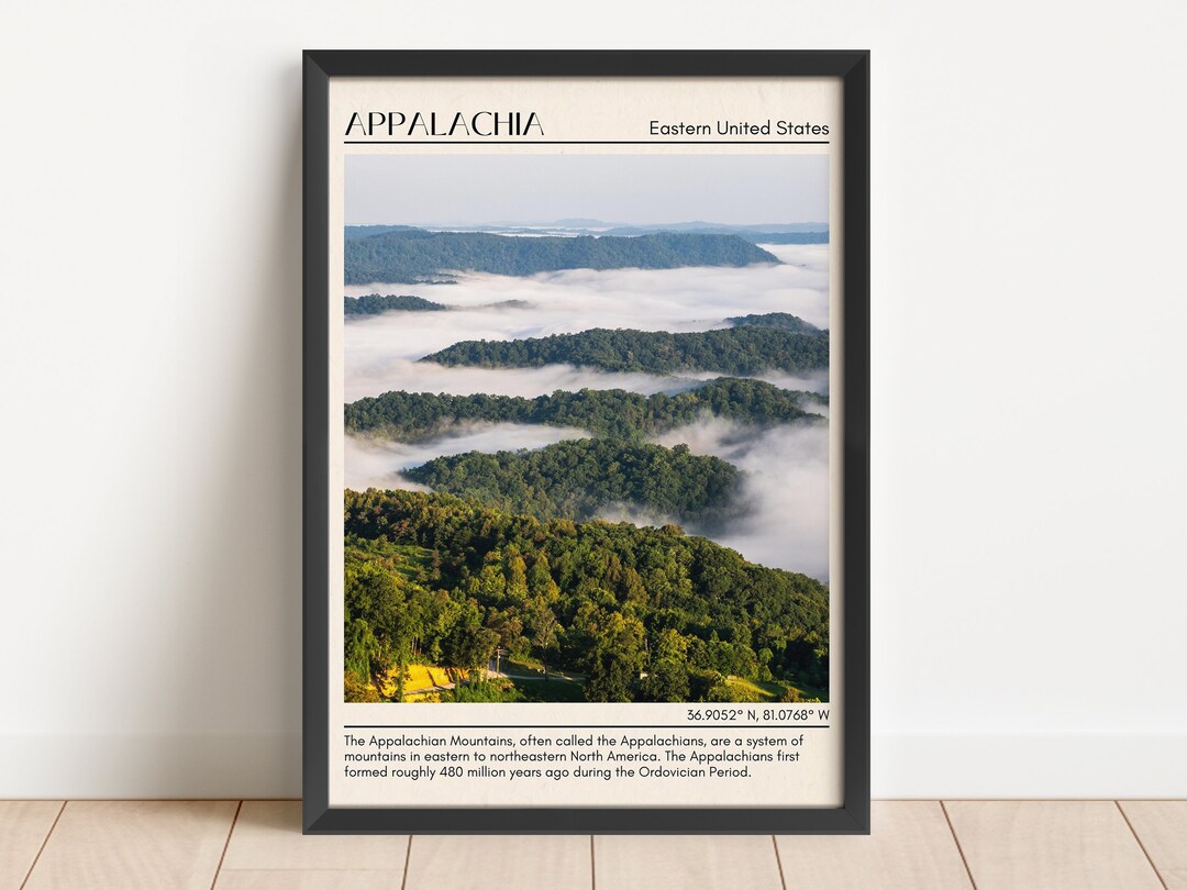 INSTANT DIGITAL DOWNLOAD, Appalachia Wall Art, Appalachia Canvas