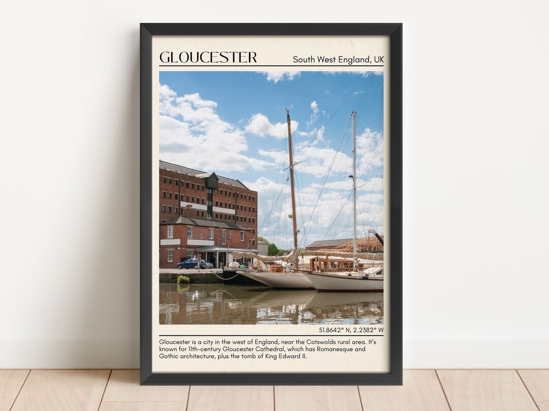 INSTANT DIGITAL DOWNLOAD, Gloucester Wall Art, Gloucester Canvas