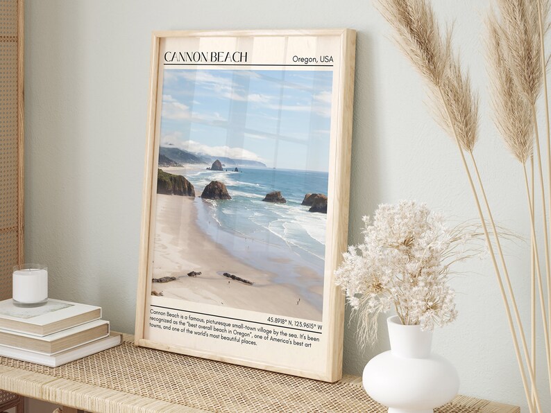 Cannon Beach Wall Art Cannon Beach Canvas Cannon Beach Etsy