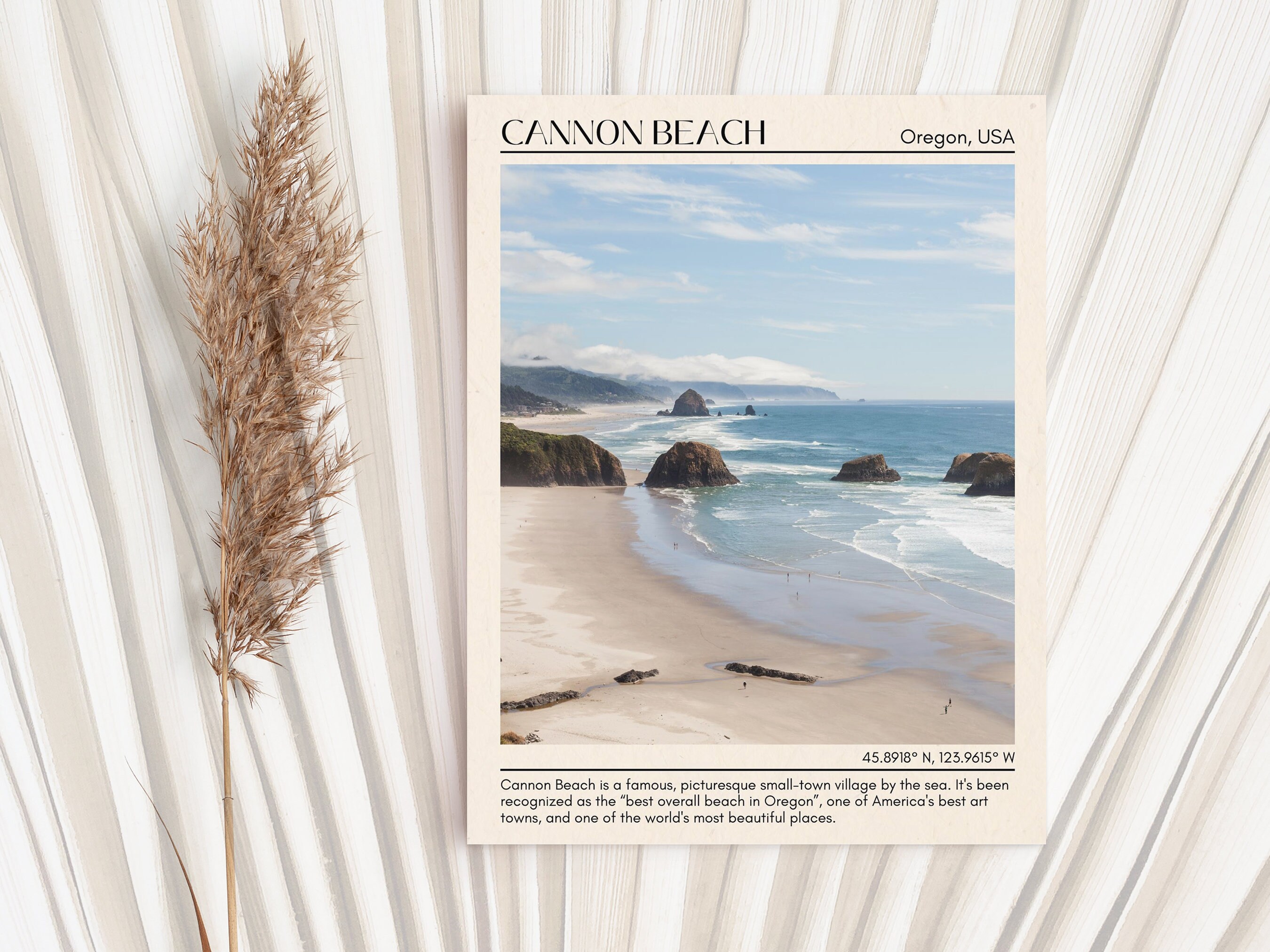 Cannon Beach Wall Art Cannon Beach Canvas Cannon Beach Etsy
