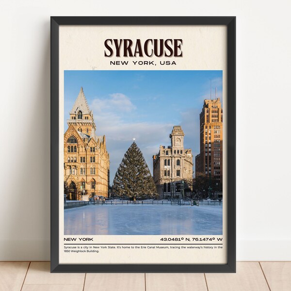 Syracuse Wall Art Etsy