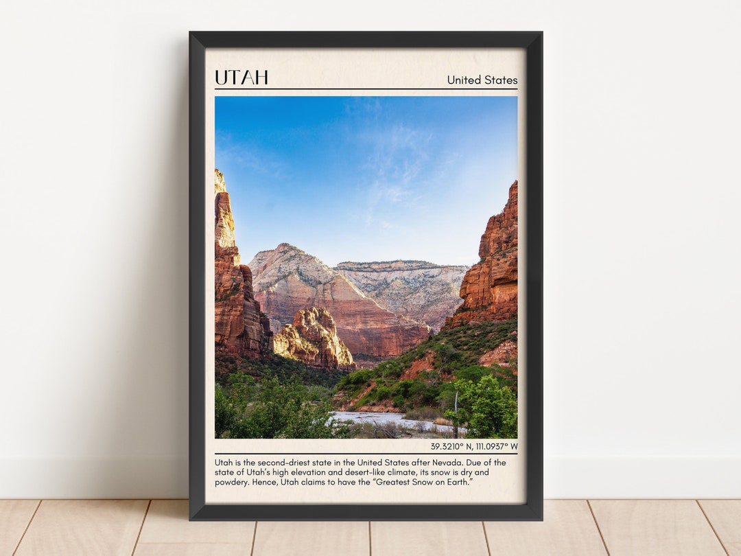 INSTANT DIGITAL DOWNLOAD, Utah Wall Art, Utah Canvas, Utah, Utah Photo