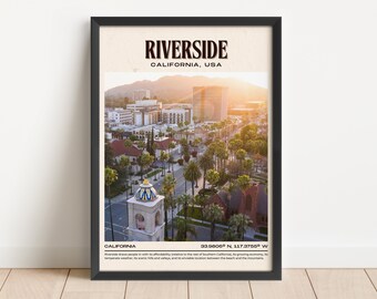 INSTANT DIGITAL DOWNLOAD, Riverside Vintage Wall Art, Riverside Canvas, Riverside Poster, Riverside Photo, Riverside Wall Decor, Usa