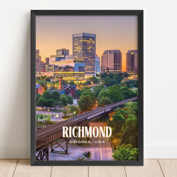 Richmond Poster Etsy