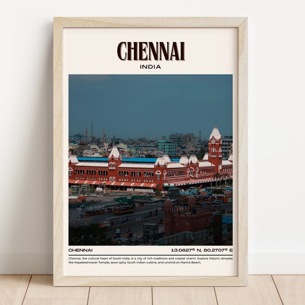 Chennai Wall Art Etsy