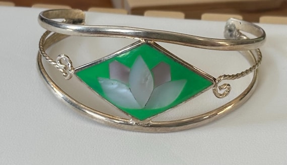 Alpaca Mexico silver cuff - image 1