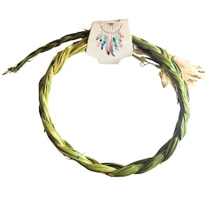 Sweet Grass Braids Smudging Sweetgrass Braid 24” - Fresh Organic, Thickly Braided Sweetgrass for Natural Incense for Cleansing, Burning