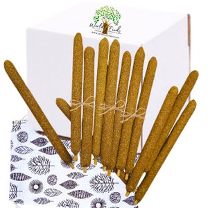 Premium Palo Santo Incense Sticks Variety Pack, 12 Hand Rolled Incense, White Sage & Patchouli, Sandalwood, Copal, Cedar, Eucalyptus, Myrrh
