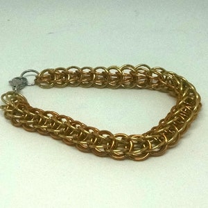 Orange gold full persian bracelet
