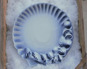 Platter, serving trays, dinner plates, serving platter, food tray, shell plate, seafood plate, fish plate, dinnerware plate, scalloped plate