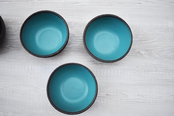 Schüssel-Set, Satz von 3 Schalen, Keramik Schalen, moderne Schalen, Keramik-Schale-Set, Keramik-Schale-Set, Mischschüssel, Servierschüssel, Steinzeug Schalen, Schalen