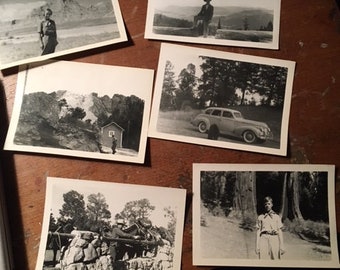 Vintage 1940s Photo Vacation Album  National Parks