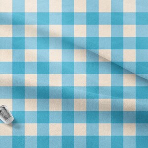 Seamless Gingham Patterns Blue Colors, Fabric Design, Commercial ...