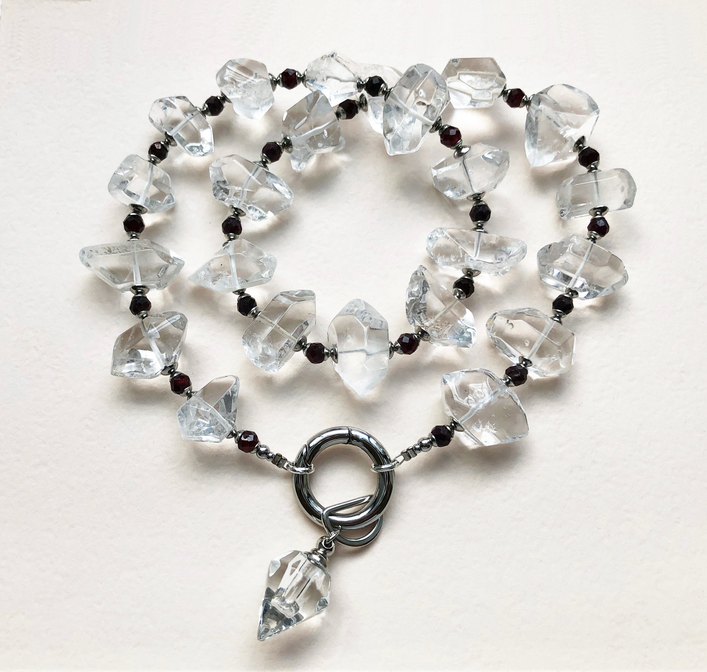 Blood vial necklace choker crystal urn necklace cremation Etsy