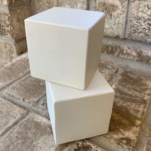DIY Blank White Wood Blocks – Set of 2 | Crafting, Painting, & Personalized Décor