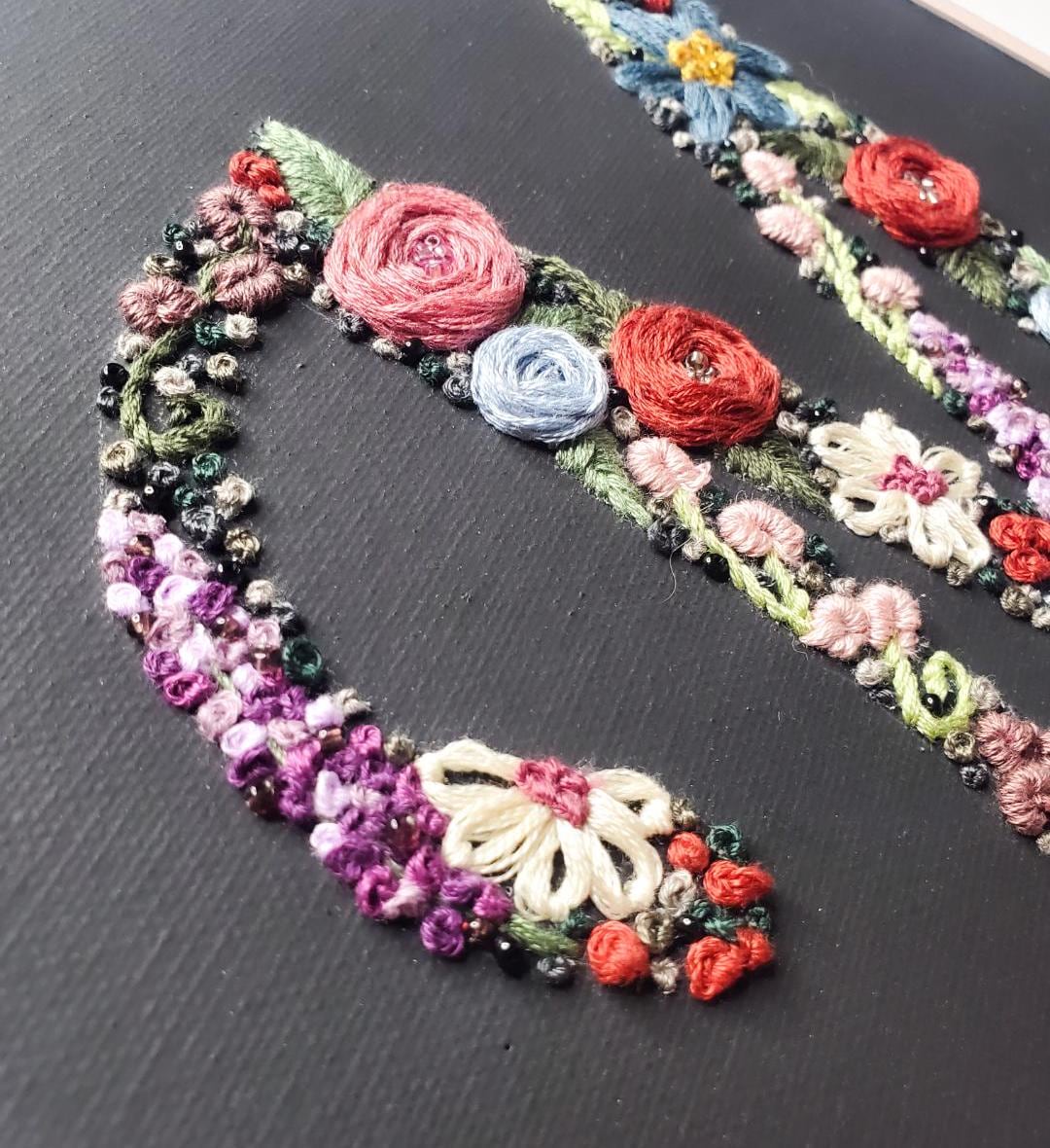 Embroidered Initial - Etsy