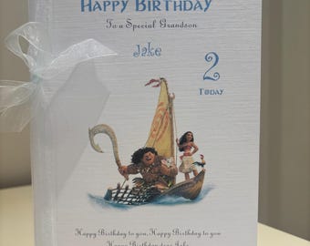 Personalised Moana Card