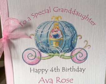 Personalised 4th Birthday Card - Minnie Mouse Design For Daughter, Granddaughter, Niece - View #9