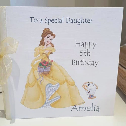 Princess Card Princess Birthday Card Princess Birthday - Etsy