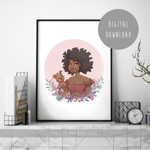 custom portrait drawing from photo, custom pet illustration gift idea, printable wall art, custom wall art print, Wedding gift idea birthday