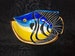 custom hand painted fish dish, Trinket dish, handmade hand painted fish jewellery dish, fish ring dish, a spoon rest, personalised dish, 