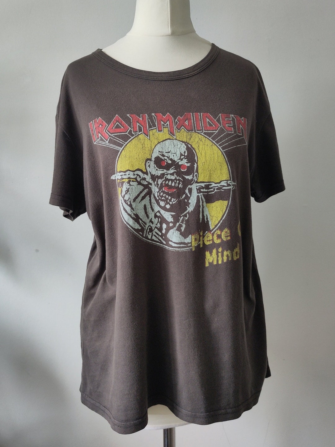 Iron Maiden 'Piece Of Mind' Vintage rare T-shirt