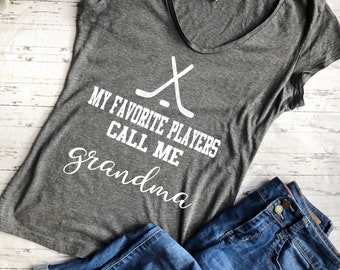 My Favorite Hockey Players Call me grandma svg, hockey grandma svg, hockey svg, hockey cut file, svg file for cricut, svg file, silhouette