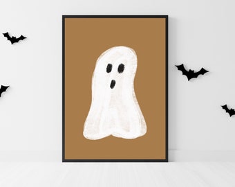 Cute Halloween Print, Instant Download, Ghost printable for Halloween decor, Halloween Party print, Cute spooky decor, Halloween sign