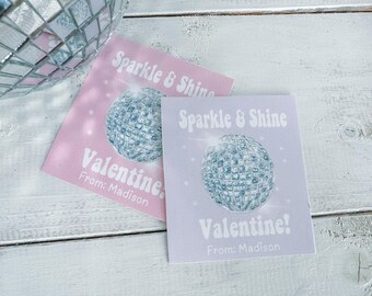 Disco Ball Valentine Cards: Retro Swiftie Valentines (PDF)