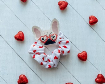 Scrunchie Valentine Tag: Printable Class Valentines (Canva Template)