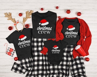 Christmas Crew SVG: Family Matching Shirt Design (Digital File)