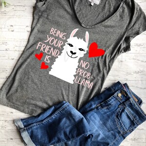 Llama svg, llama valentine svg, valentine svg, valentines day svg, llama svg valentines day, no probllama, no prob llama svg, svg, cut file