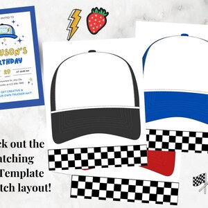 Trucker Hat Bar Birthday Invitation: Customizable Party Invite (digital ...