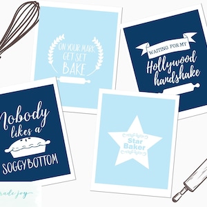 Bake Off Print Bundle: British Baking Designs (Digital Download)
