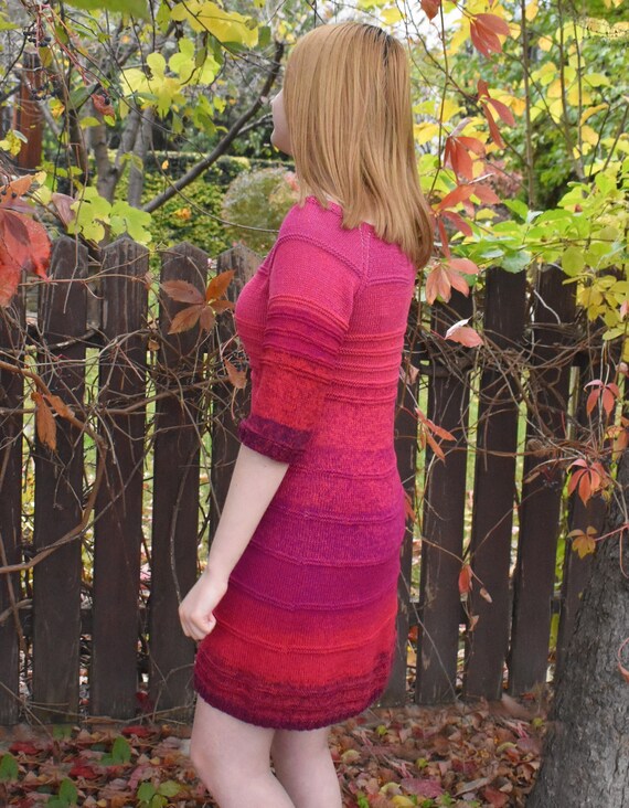 knitted sweater dress for women Cozy In Knit Sweater Mini Dress - Dark Brown main image 0