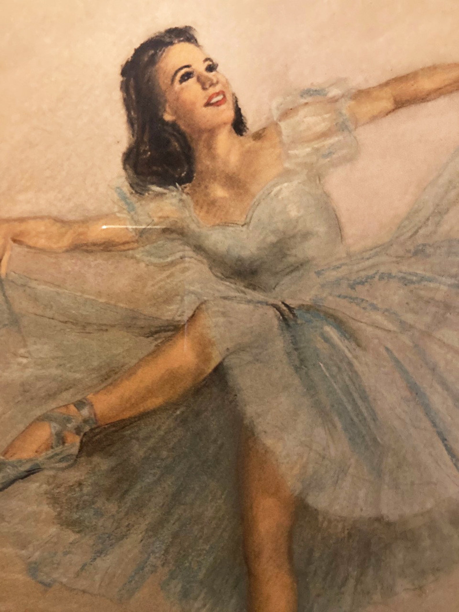 Vintage Framed Ballerina Prints 2 by Monte 1950s Etsy