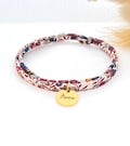 Personalized liberty fabric bracelet, personalized gift, first name bracelet, children's jewelry, nanny gift, birth gift product logo