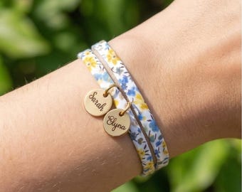 Pulsera Liberty personalizada, pulsera para mujer personalizable, joyería infantil hecha a medida