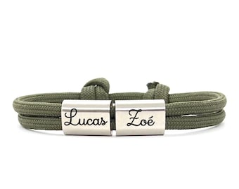 Pulsera personalizada para hombre, pulsera personalizada para hombre, regalo de padrino, regalo de cumpleaños para hombre, día del padre, regalo de San Valentín