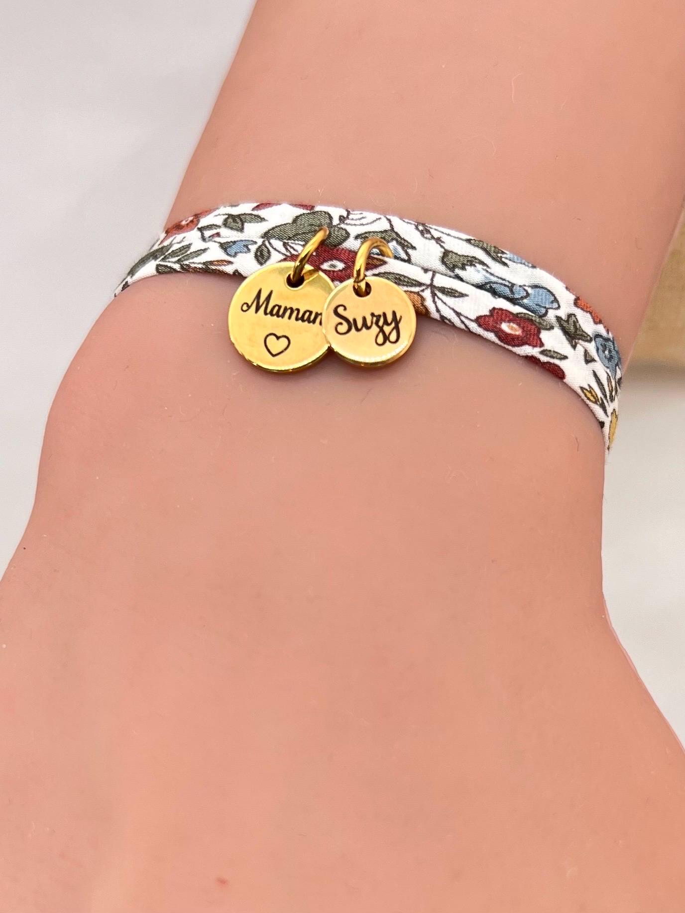 Liberty bracelet, personalized bracelet, personalized child jewelry, first name bracelet, Mother's Day gift, personalized teacher gift