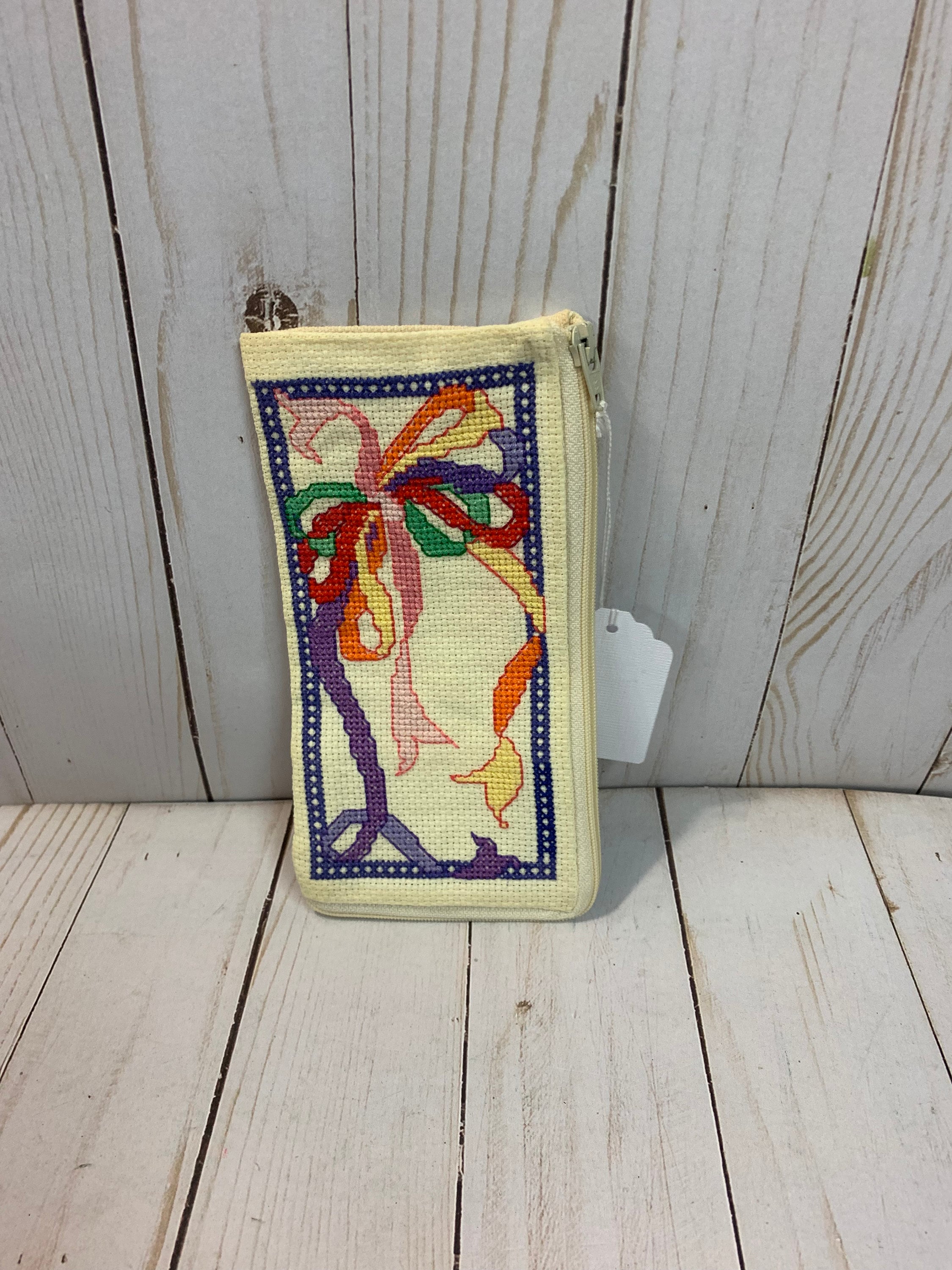 Cross Stitch Eyeglass Case Etsy