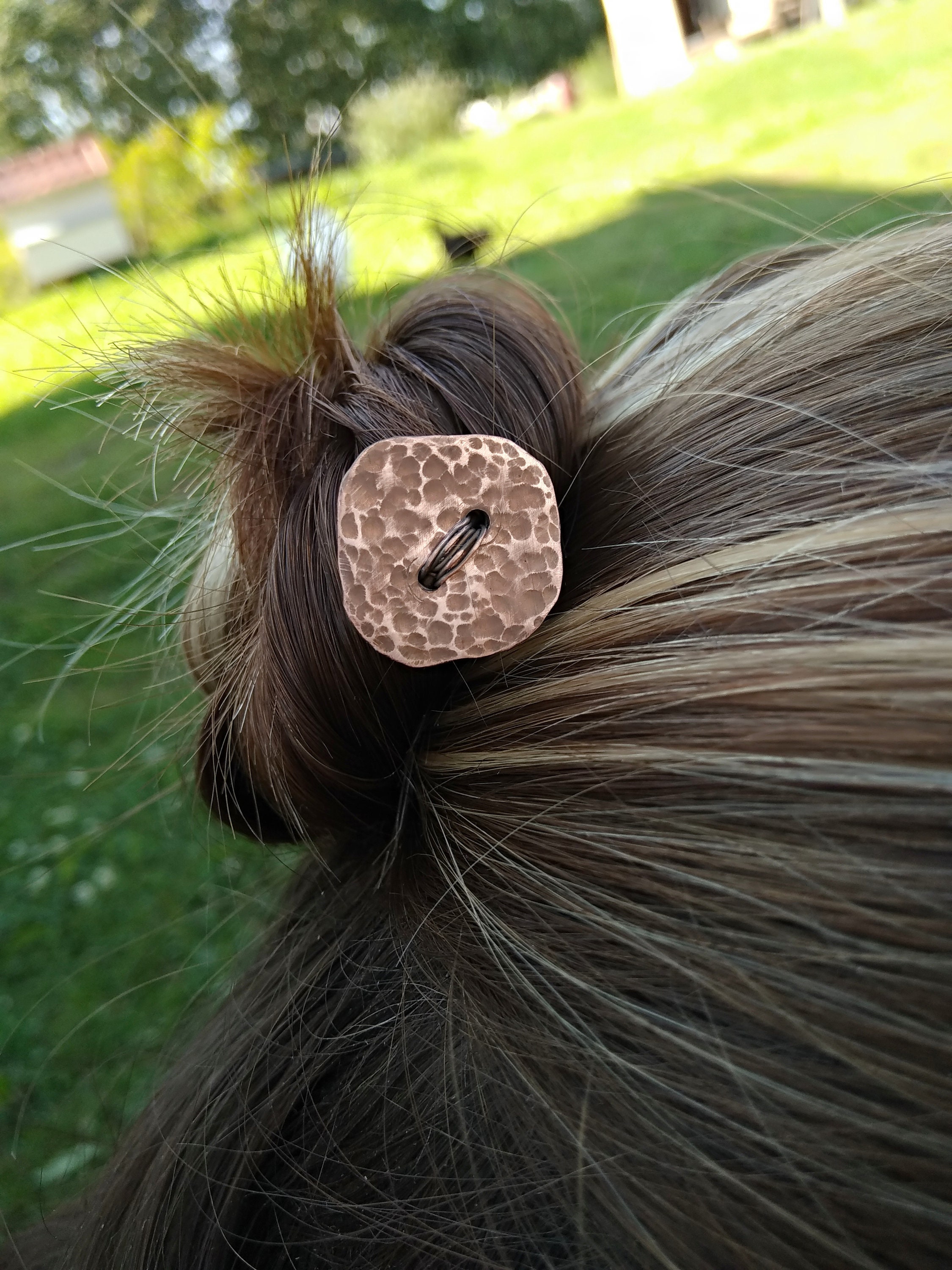 Ponytail Holder Metal Hair Clips Ponytail Holder Hair Fork Etsy